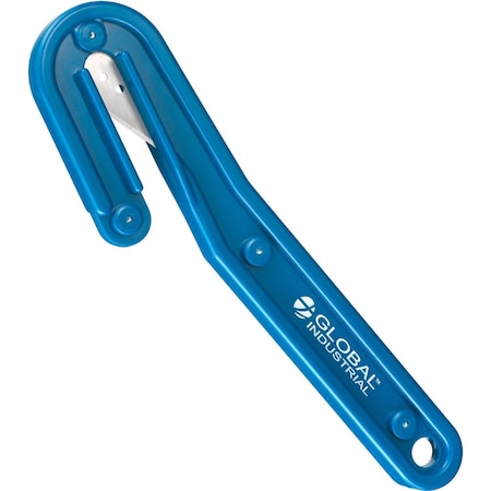 Global Industrial Heavy Duty Stretch Wrap Film Cutter, Blue, 2PK 244292